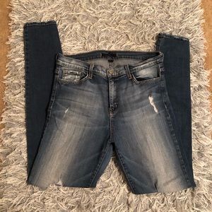 Flying Monkey high waisted distressed skinny jeans